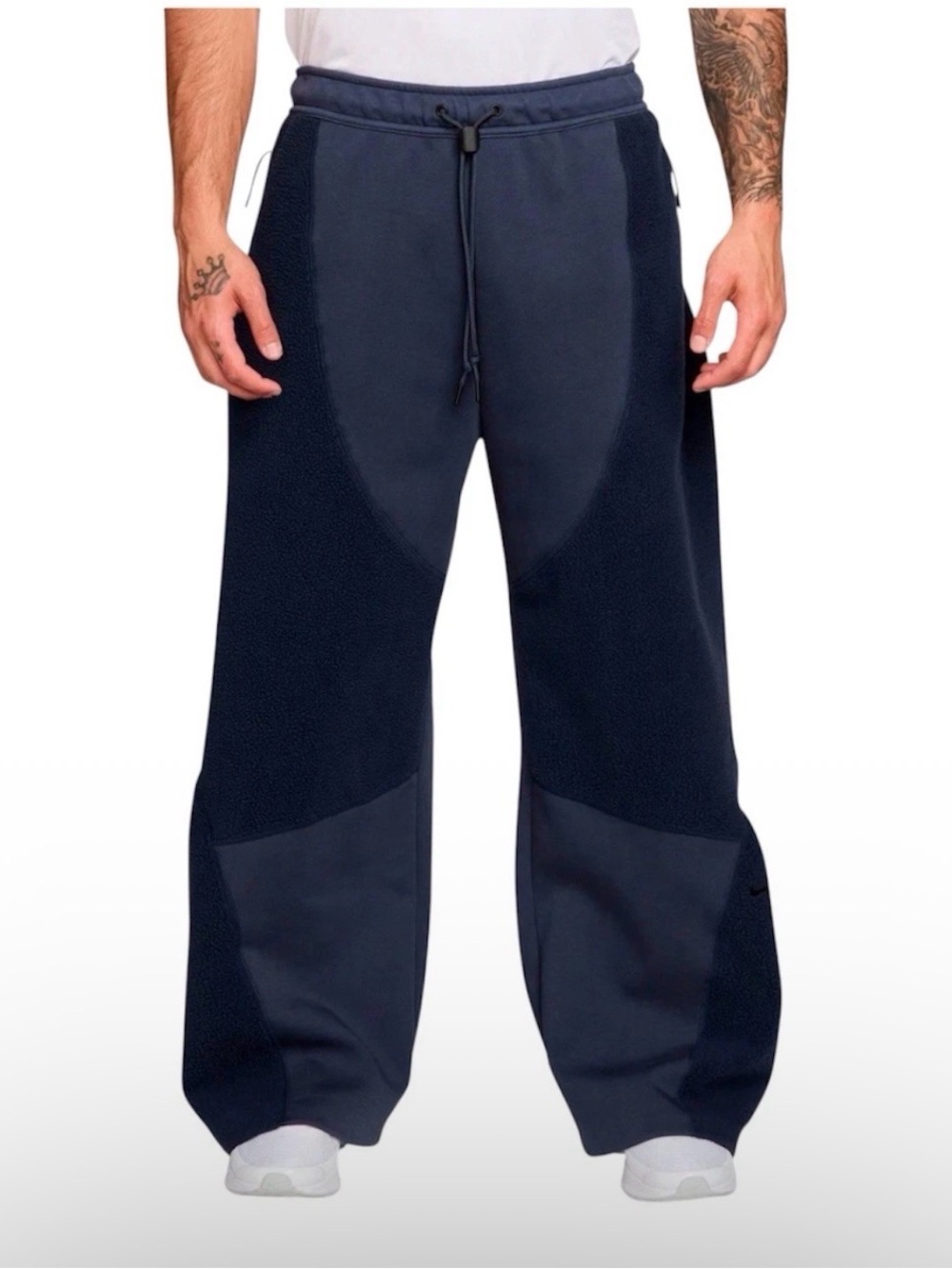 Nike Tech Boreas Knit Open-Hem Pants Thunder Blue IB3365-437 Men's Size Medium